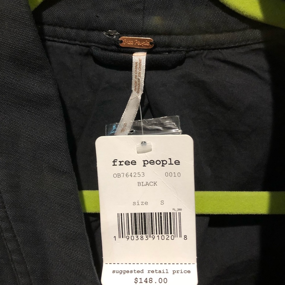 NWT Free People Navy Anorak Jacket - Picture 2 of 3
